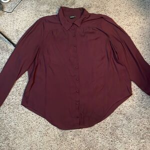 Torrid Burgundy Blouse